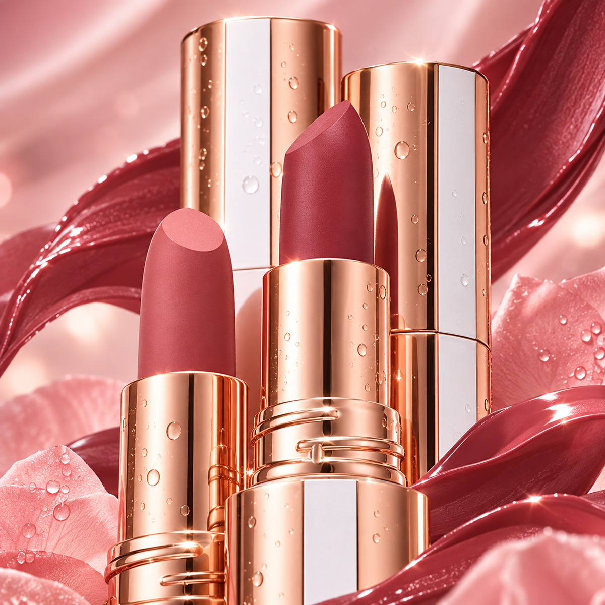 24H Long‑Lasting Matte Lipstick – Smudge‑proof, transfer‑resistant, vibrant colour.