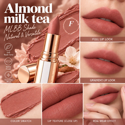 24H Long‑Lasting Matte Lipstick – Smudge‑proof, transfer‑resistant, vibrant colour.