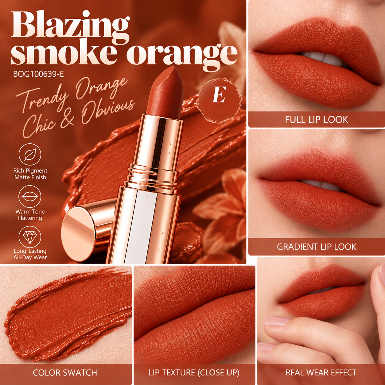 Blazing smoke orange