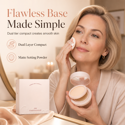 2-in-1 Air Cushion BB Cream & Pressed Powder — Flawless Base Made Simple