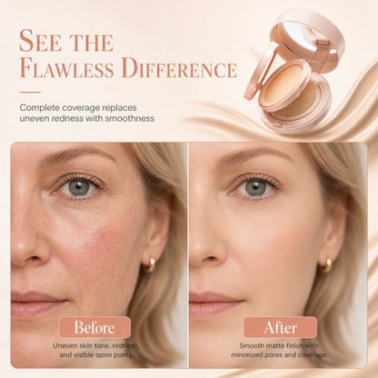 2-in-1 Air Cushion BB Cream & Pressed Powder — Flawless Base Made Simple